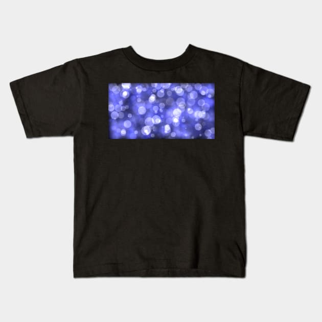 Abstract bubbles purple Kids T-Shirt by Russell102